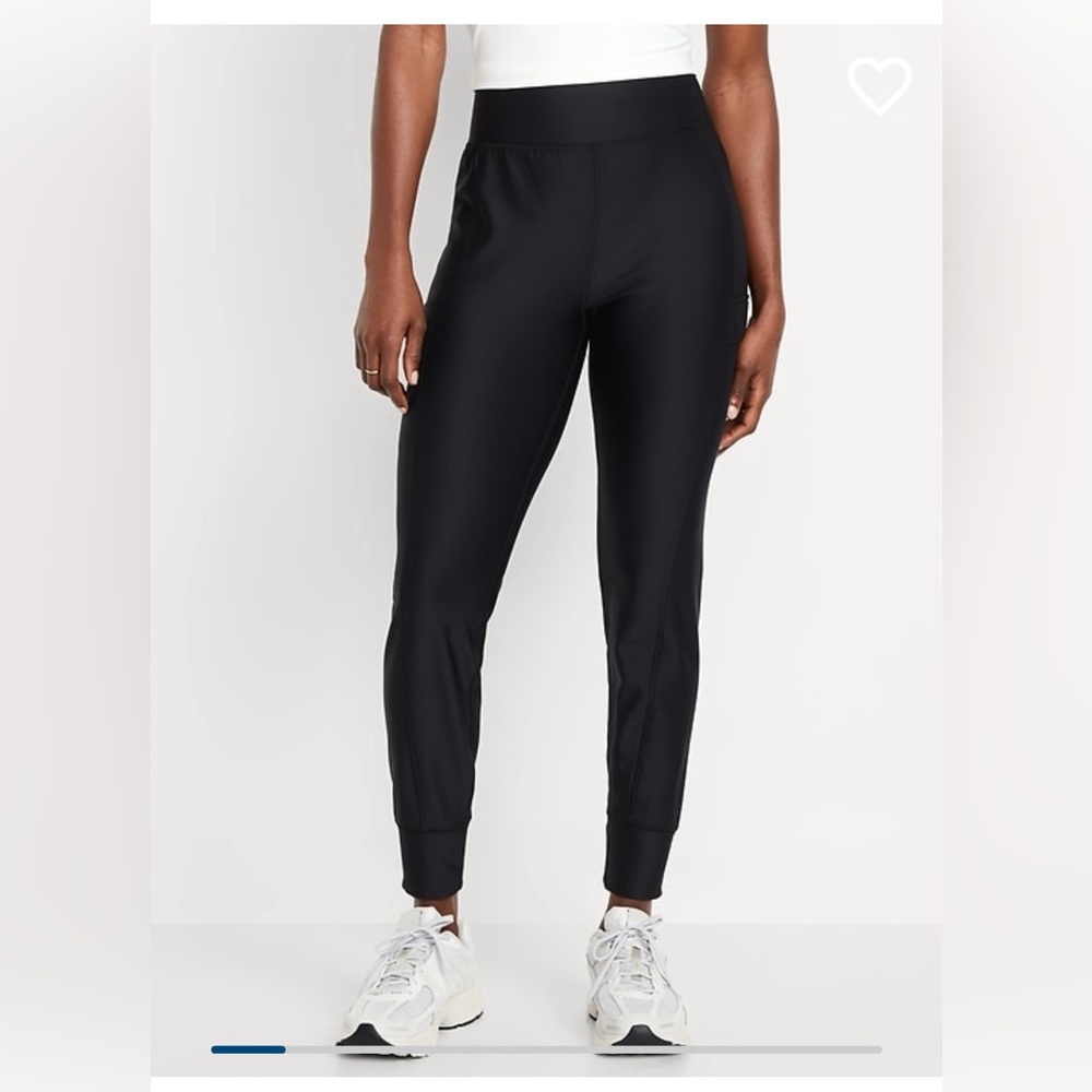 Old Navy Women's Classic Black Fleece Lined Joggers